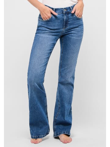 ANGELS  Bootcut Jeans Jeans Leni Flared mit weitem Bootcut in mittelblau