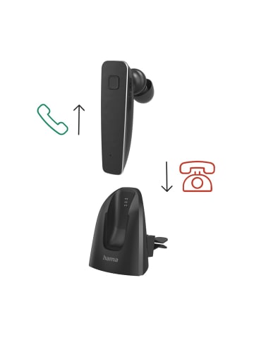 Hama MyVoice2100, Multipoint, Sprachsteuerung, Schwarz in Schwarz