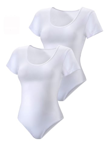 Vivance Vivance T-Shirt-Body in weiß