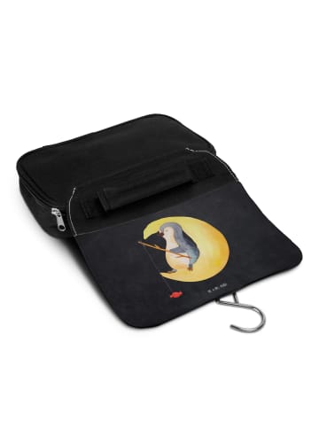 Mr. & Mrs. Panda kosmetiktäschchen Pinguin Mond ohne Spruch in Kreidetafel