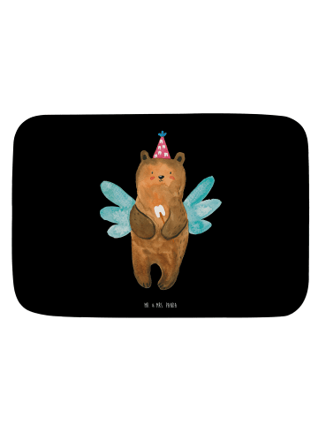 Mr. & Mrs. Panda duschmatte Bär Zahnfee ohne Spruch in Schwarz