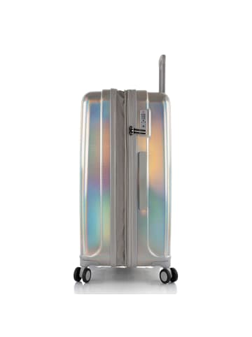 Heys Astro 4 Rollen Trolley L 76 cm mit Dehnfalte in silver