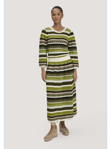 Hessnatur Hessnatur Strick Rock Regular aus reiner Baumwolle in sommermoos