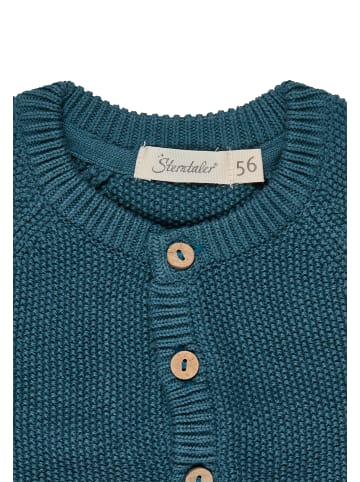 Sterntaler Strickjacke Struktur in tiefseegrün