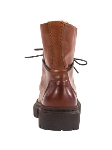 Palado Schnürstiefeletten Kasos Block in Braun/Braun