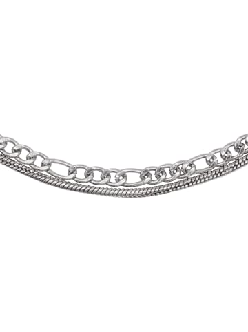 Steel_Art Layering Halskette Frauen Vance silberfarben in silberfarben poliert