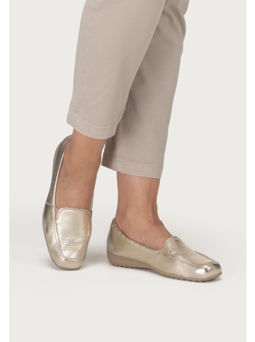 VITAFORM Hirschleder Mokassins in gold