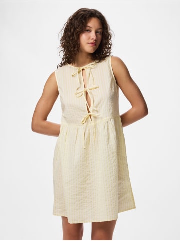 Pieces Midikleid in French Vanilla
