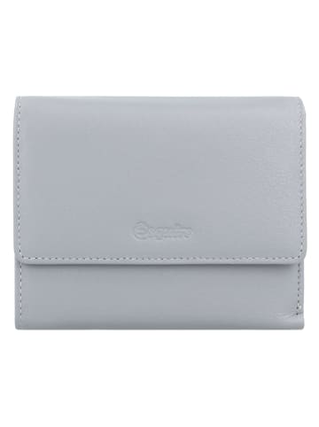 Esquire Viktoria Geldbörse RFID Leder 12 cm grau
