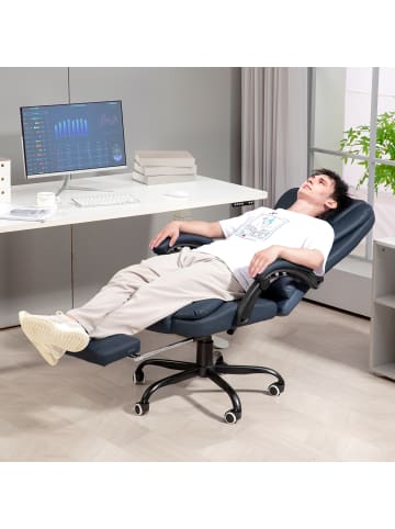 Vinsetto Massagestuhl-67B x 79T x 111-121H cm-Blau