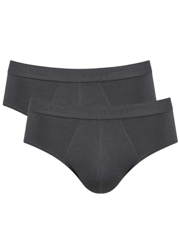 Sloggi Slip 2er Pack in Schwarz