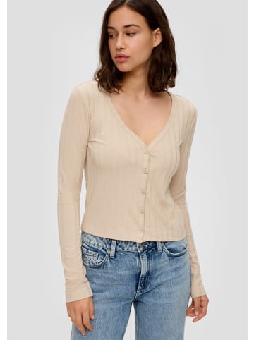 QS T-Shirt  in  81W0_beige