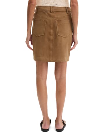 Marc O'Polo Lederminirock regular in Earthy Taupe