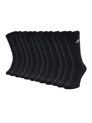 Champion Socken Crew Socks 12pk in Black