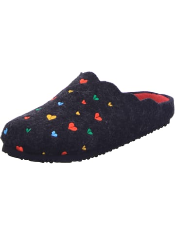 Supremo Pantoffel in schwarz