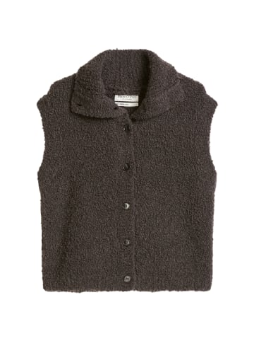 Marc O'Polo Ärmelloser Cardigan slim in Light Stone Melange