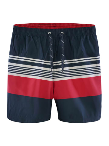 Tom Tailor Badeshorts PAUL in navy/white/red strip