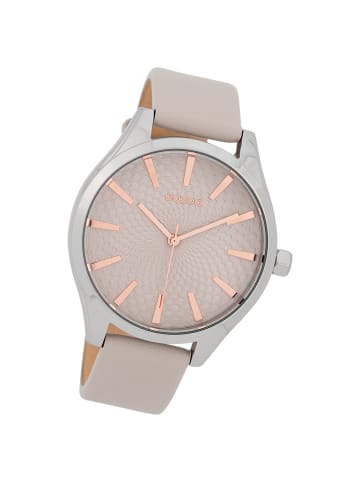 Oozoo Analog-Armbanduhr Oozoo Timepieces grau groß (ca. 42mm)