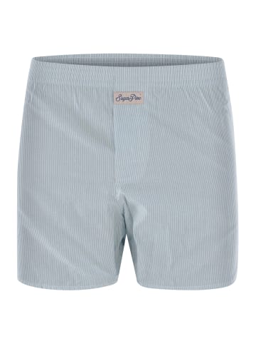 Sugar Pine Boxershorts Classic Stripes in weiß/blau