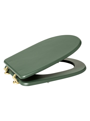 5five Simply Smart WC-Sitz DUO in Khaki, 36 x 49 x 4,5 cm