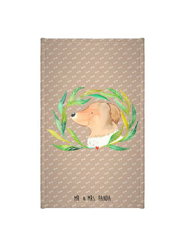 Mr. & Mrs. Panda Kinderhandtuch Hund Blumen ohne Spruch in Hundeglück