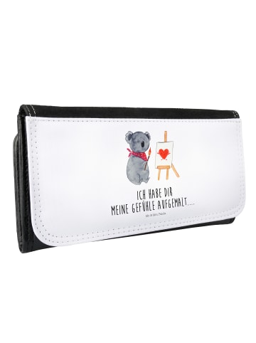 Mr. & Mrs. Panda Portemonnaie für Damen Koala Künstler mit Spruch in Weiß