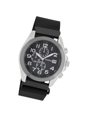 Oozoo Analog-Armbanduhr Oozoo Timepieces schwarz groß (ca. 40mm)