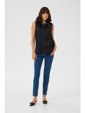 Kaffe Ärmellose Bluse KAvera Regular fit in Black Deep