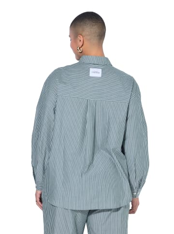 Studio Untold Hemdbluse in dunkelgrün