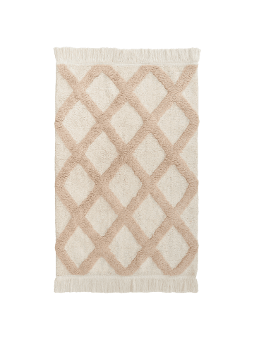 Beliani Kurzflor PUNSARI in Beige - (W) 60 x (L) 90 cm
