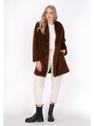 DreiMaster Damen Mantel in Braun
