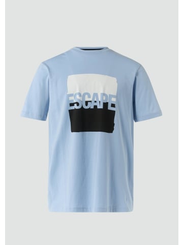 QS T-Shirt in 53D0_himmelblau