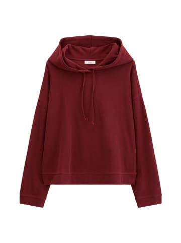 Marc O'Polo DENIM Kapuzen-Longsleeve relaxed in Deep Burgundy