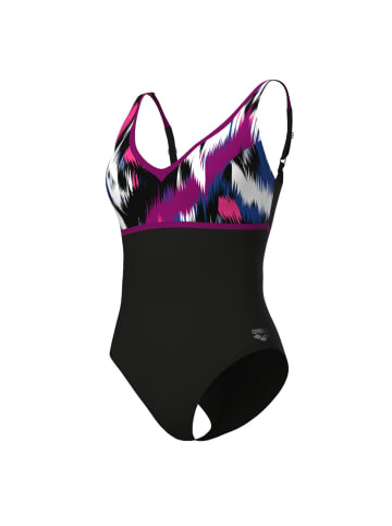 Arena Badeanzug Jennifer Wing Back in Schwarz
