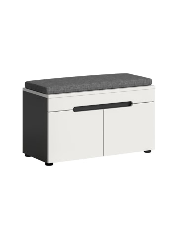 ebuy24 Sitzbank Canu Weiß 80 x 37 cm