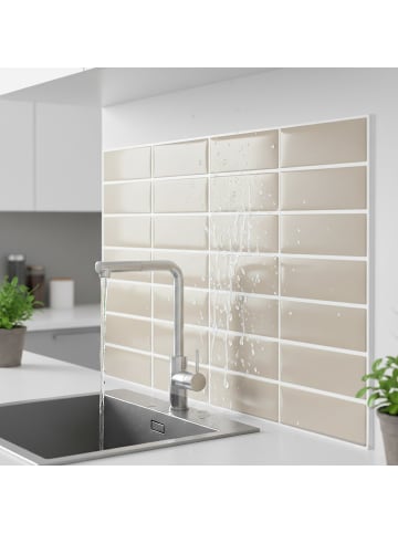 relaxdays 10 x Klebefliesen in Sand - 30x30