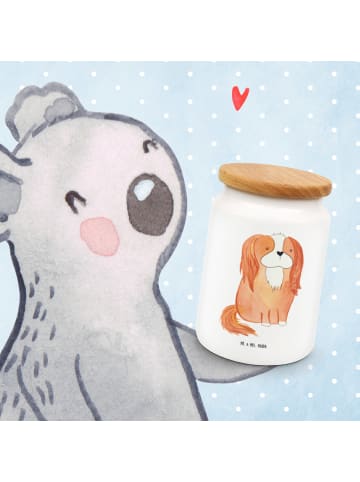 Mr. & Mrs. Panda Kaffeedose Hund Cavalier King Charles Spaniel o... in Weiß