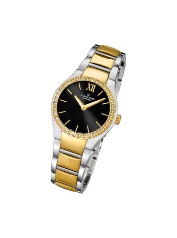 Candino Analog-Armbanduhr Candino Classic silber, gold mittel (ca. 32mm)