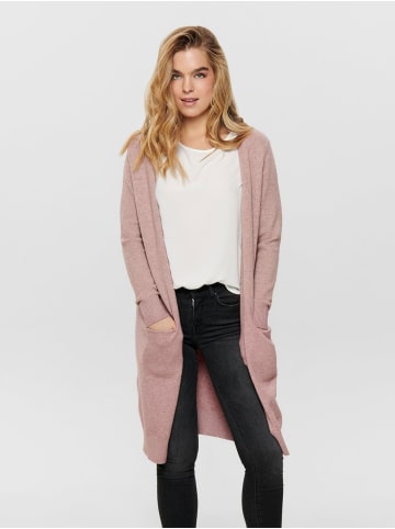 JACQUELINE de YONG Strickjacke Cardigan Weste Strickjakce in Rosa