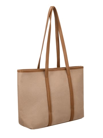 Usha Women Tote Bag in Beige