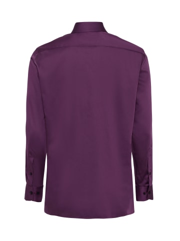 OLYMP  Hemd in aubergine - 0002