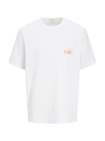 JACK & JONES Junior T-Shirt 'Canggu Summer' in weiß
