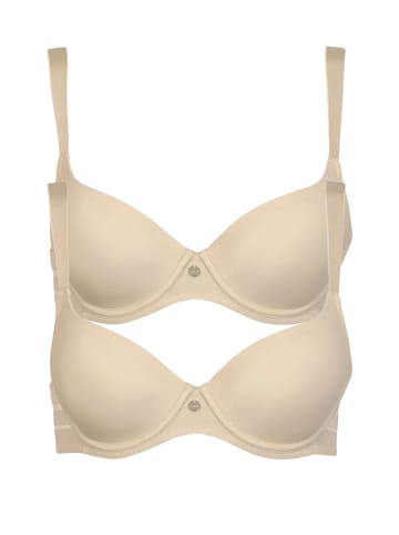 Lisca 2er Pack Schalen BH in skin