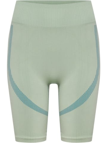 Hummel Short "Hiit Seamless Short Tights" in Grün