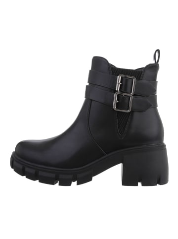 Ital-Design Stiefelette in Schwarz