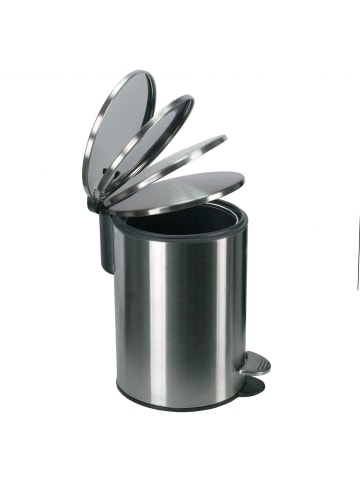 Kleine Wolke Kosmetikeimer Silence in chromfarbig