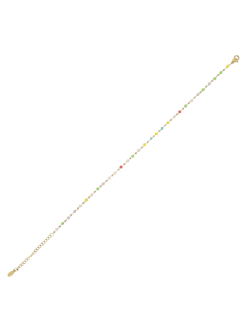 Adeliás Damen Anhänger aus Edelstahl mit Perle in gold