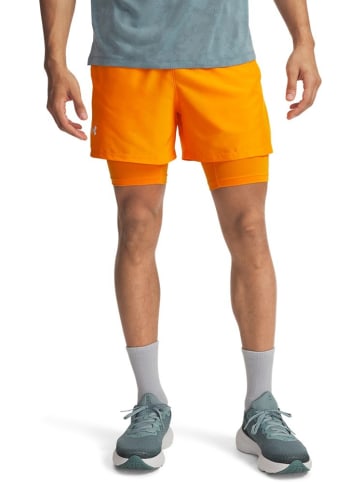 Under Armour Sportshorts "Launch 5'' 2-In-1 Shorts" in Orange
