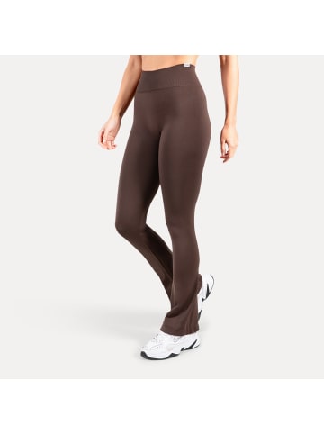 SMILODOX Schlagleggings Oriana in Dunkelbraun