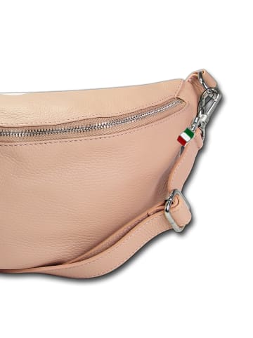 Florence Gürteltasche Leder rosa ca. 37cm